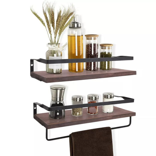 Floating Shelves for Wall Different Sizes Farmhouse Wall Shelf for Bedroom, Bathroom Storage, Living Room and Kitchen Decor