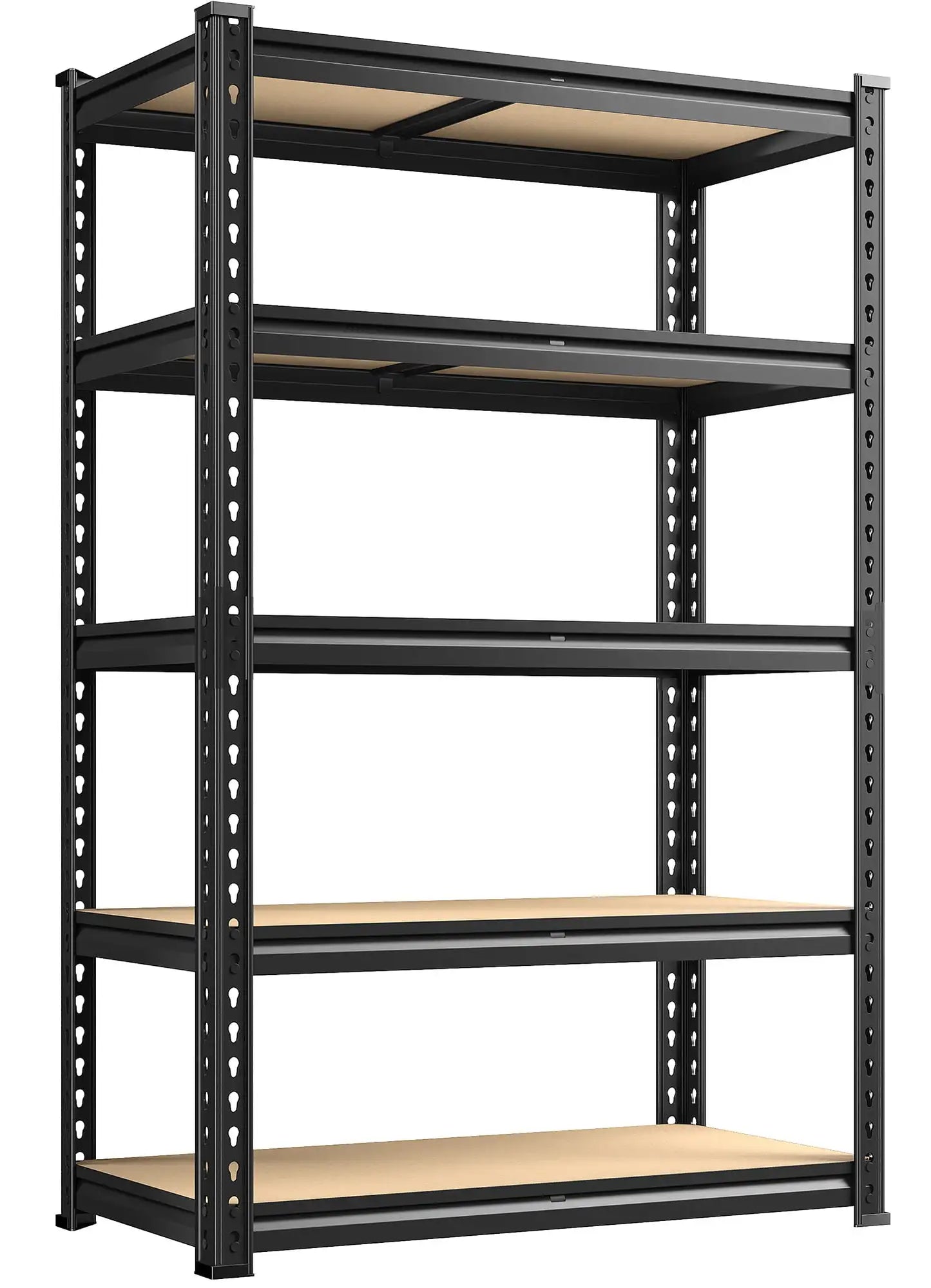 2020LBS Storage Shelves 5 Tier Garage Shelving Heavy Duty Adjustable Shelf Units for Warehouse Pantry Closet,35.5"Lx11.9"Wx 72"H