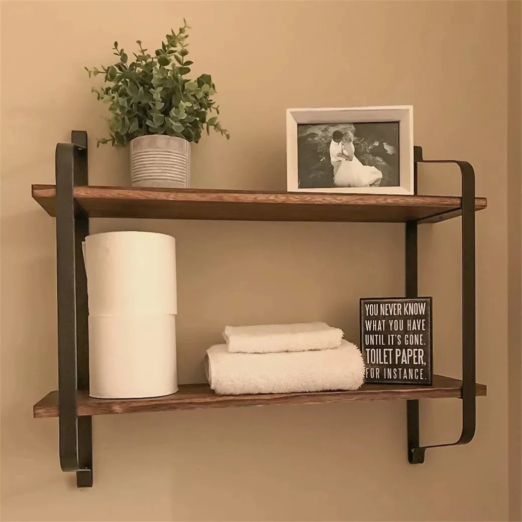 Floating Shelves for Wall Different Sizes Farmhouse Wall Shelf for Bedroom, Bathroom Storage, Living Room and Kitchen Decor