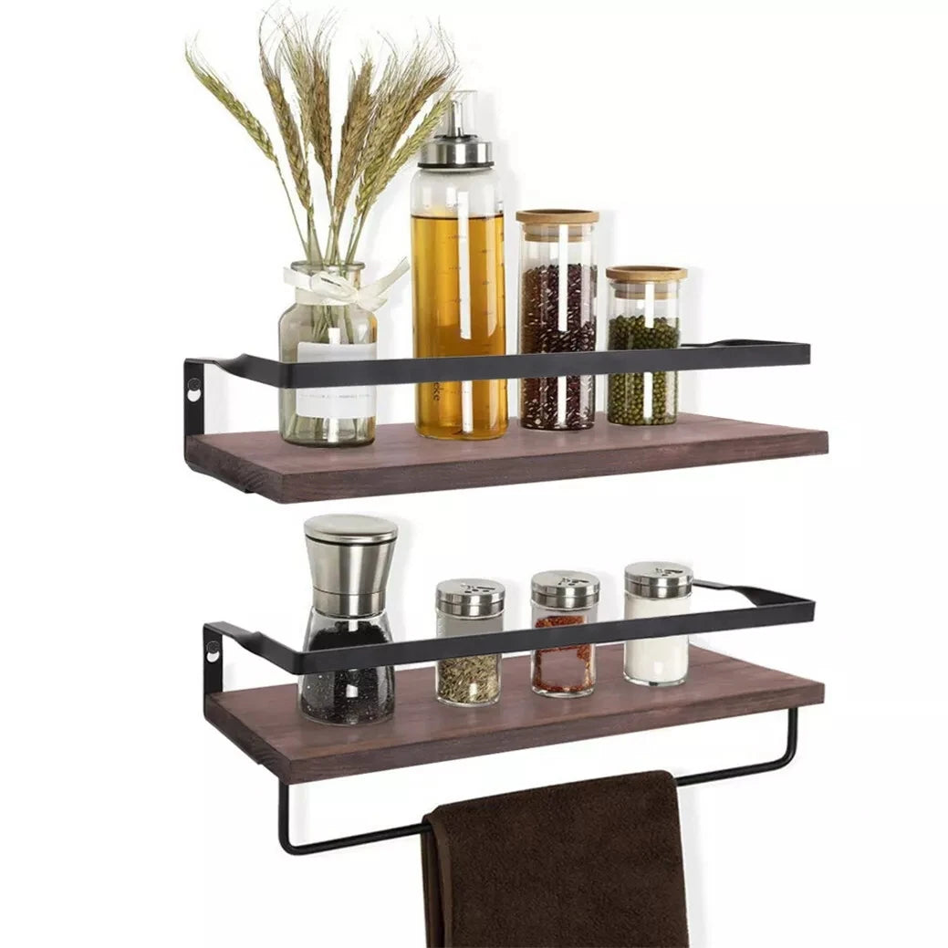 Floating Shelves for Wall Different Sizes Farmhouse Wall Shelf for Bedroom, Bathroom Storage, Living Room and Kitchen Decor