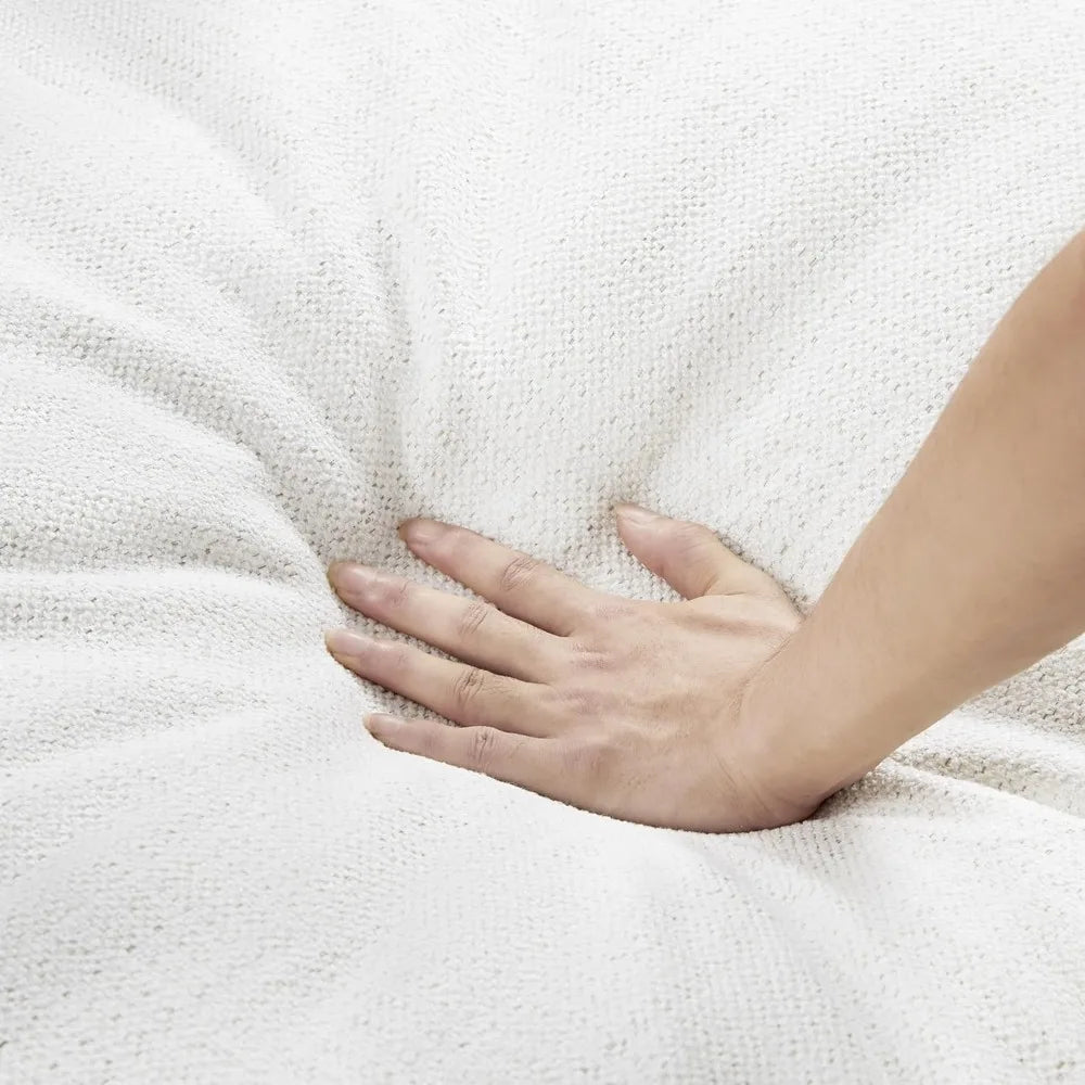 Sectional Modular Down Filled Sofa, Comfty Feather 3 Seat Cloud Couch, FSC Certified Modern Deep Seat Sectional for Living Room